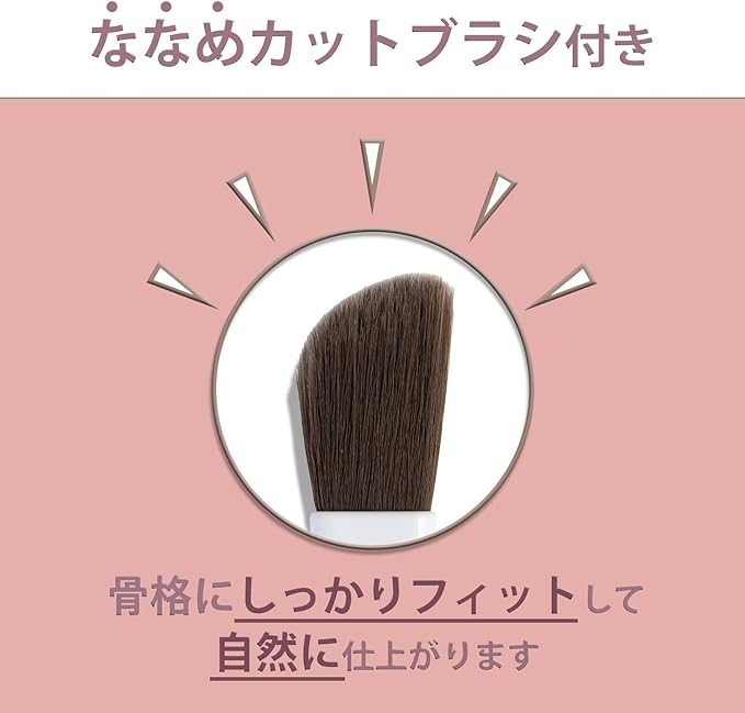 使いやすさを考えたコンパクト設計と付属ブラシの画像